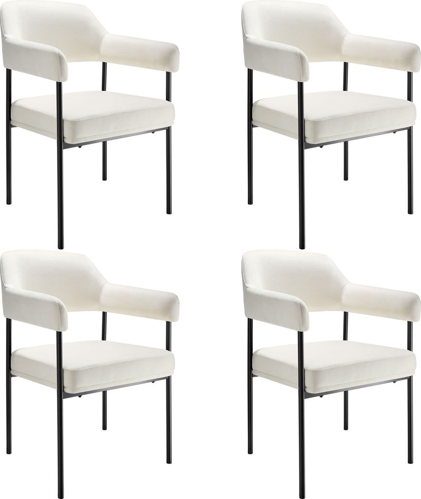 tectake® Křeslo Doé čalouněné 58 x 62 x 85 cm Obrázek produktu 