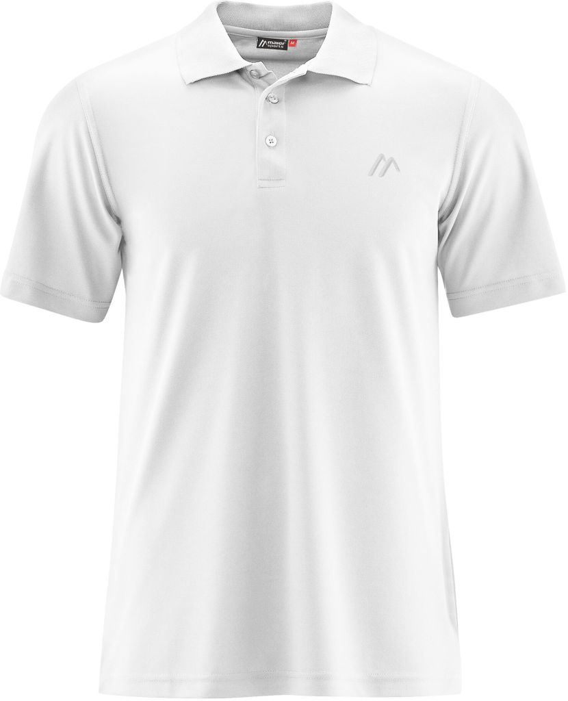 MAIER Sports Ulrich Poloshirt Herren weiss M