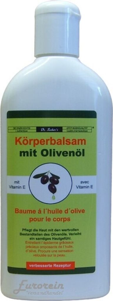 Olivenöl Körperbalsam mit Vitamin E 250 ml