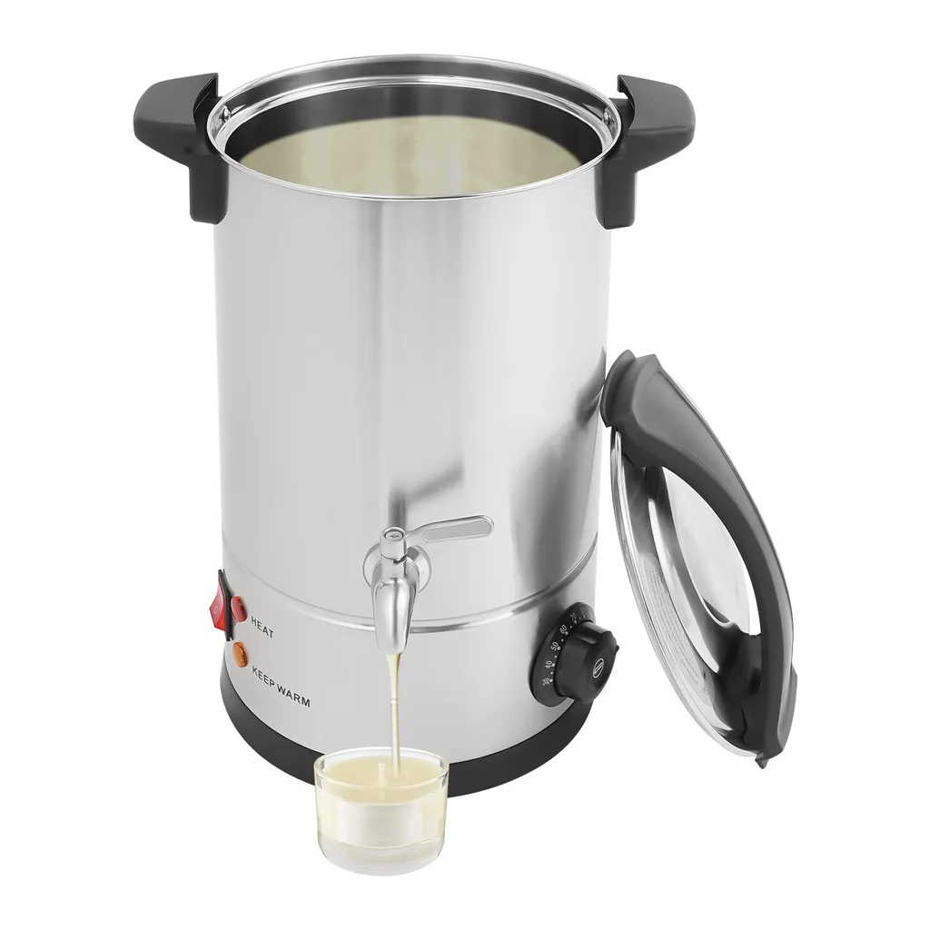 Fondoir à cire haute puissance 1800W avec robinet de coulée précis