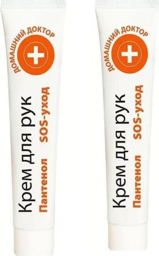 2 St"Domaschnij Doktor" Handcreme Panthenol Sos-Pflege, für extrem trockene Haut