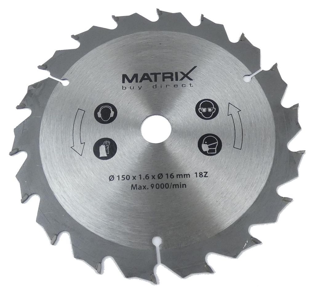 MATRIX Sägeblatt für Akku Handkreissäge Kreissäge Holzsäge Produktbild 