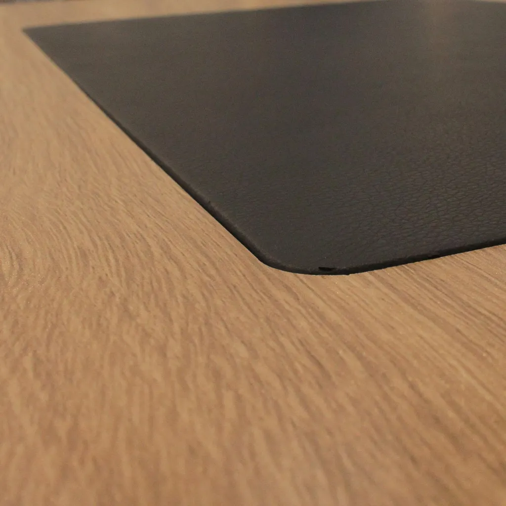 Table de bureau bois et métal pour ordinateur avec cadre acier robuste - 6
