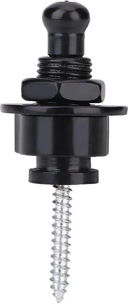 Protection Guitare Electrique : Straplocks Noir en Métal Universel