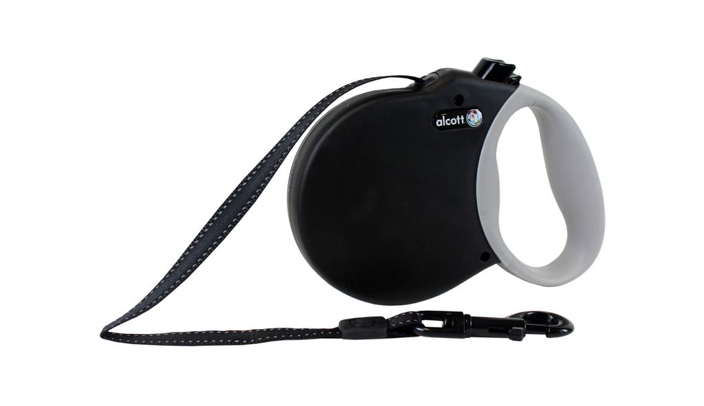 Alcott Abenteuer Rollleine Gr. S - 5m bis 20kg in schwarz Produktbild 