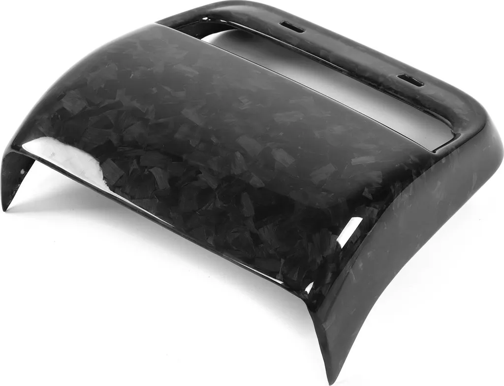 Couverture sortie d'air arrière en fibre de carbone pour Tesla Model 3