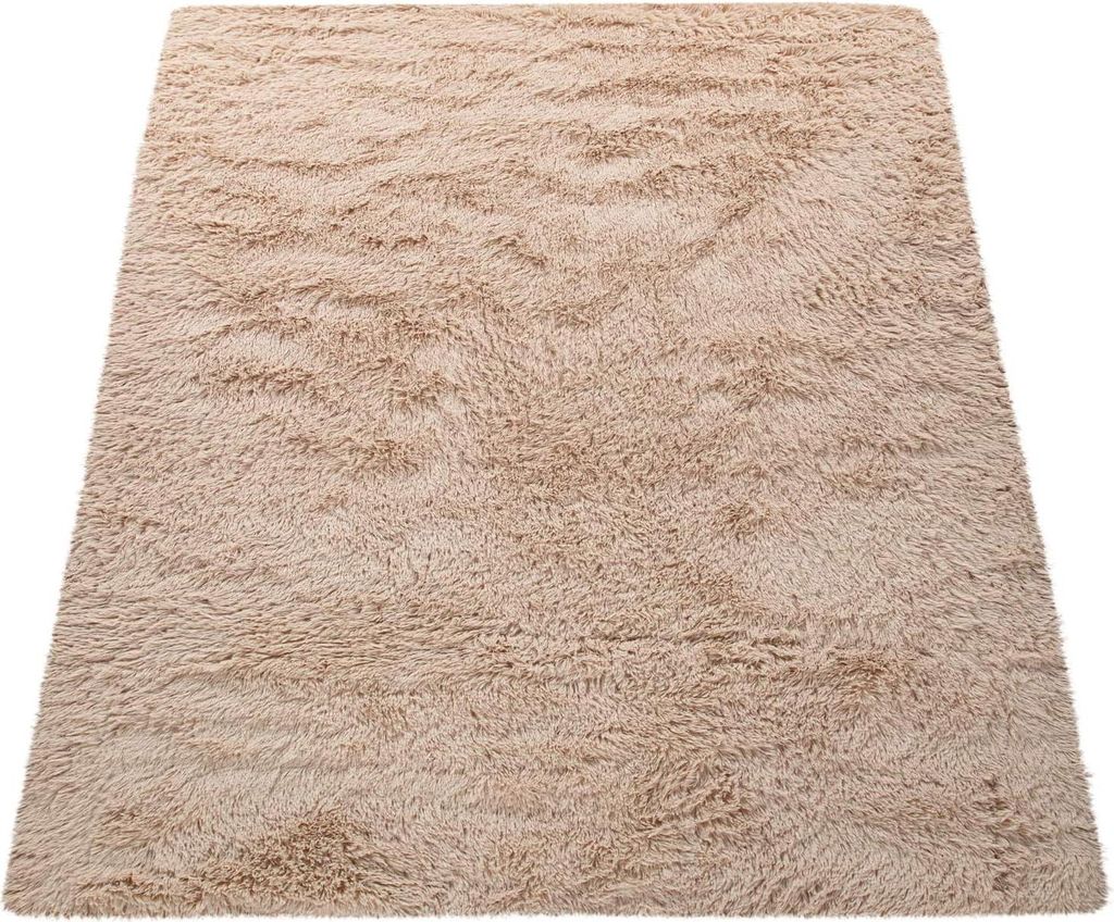 Kunstpelz-Stoff Hochflor 'Kamel Frost' Beige - 1 Meter (150x100 Cm) Für Nähen & Basteln