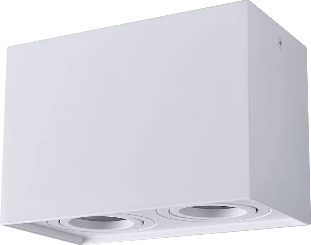 Spot HADAR blanc 2 spots GU10 : solution pour éclairage sombre IP20