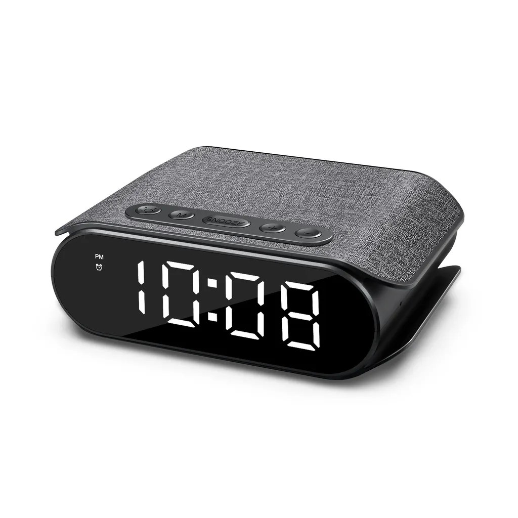 Réveil de chevet Technoline WT450 : chargeur de téléphone et veilleuse