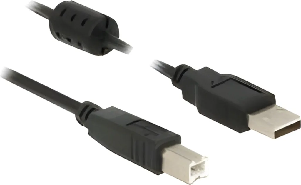 DELOCK Cavo USB A -> B St/St 3,00m nero