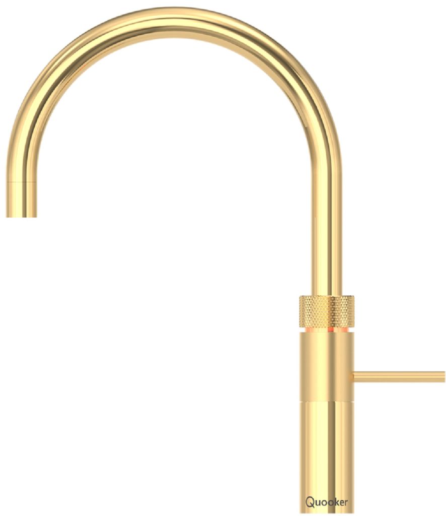 Quooker Fusion Round mit PRO3 Reservoir & CUBE Gold FNRGLD PRO3 CUBE *inkl.