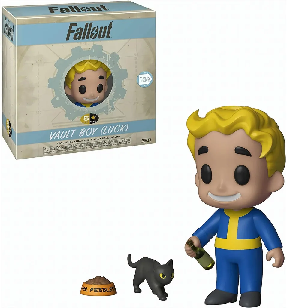 Statue de collection Vault Boy Chance Fallout 5 étoiles en vinyle