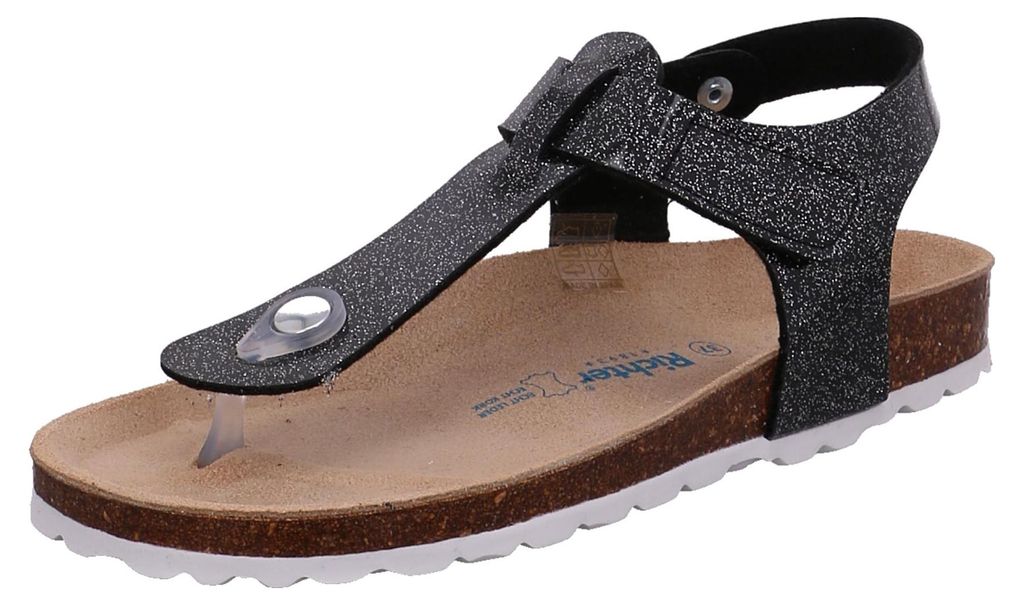 Richter Zehenstegsandalen Damen 31383435373633 Schwarz 41 EU