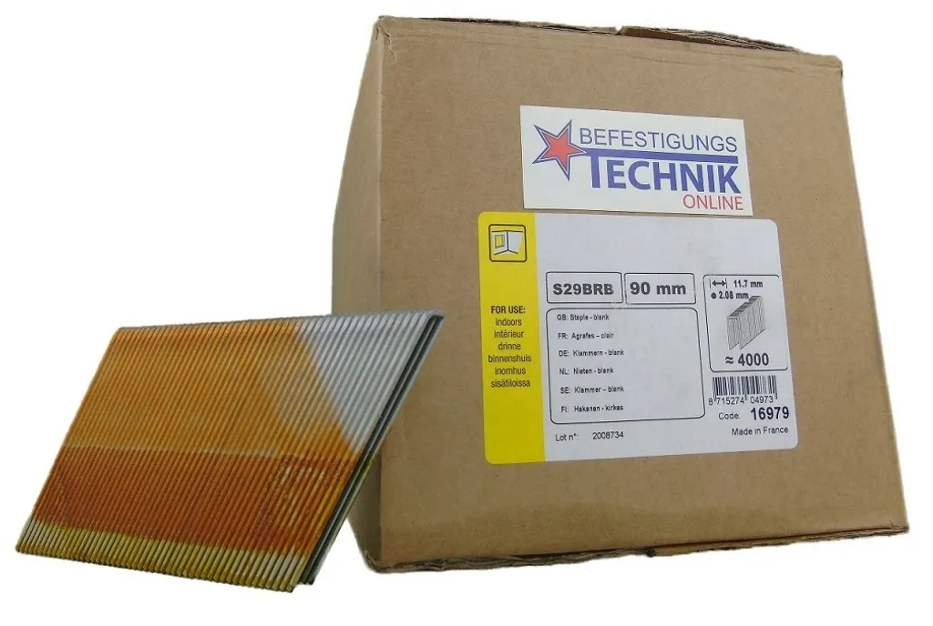 Agrafes Senco AST4 90mm RS29BRB : Stop au Desserrage des Structures