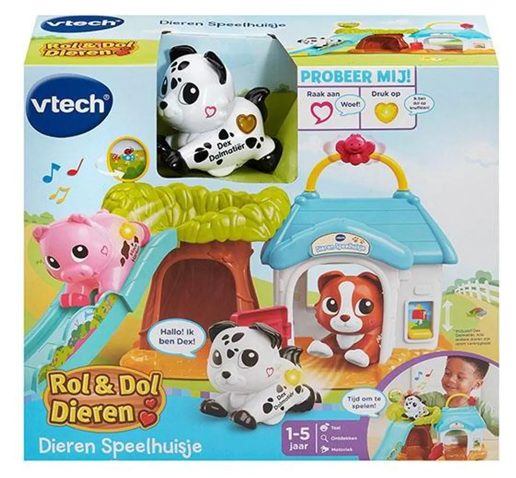 Maisonnette Animaux Rol & Dol Vtech : Éveil Sensoriel et Jeu d'Imagination