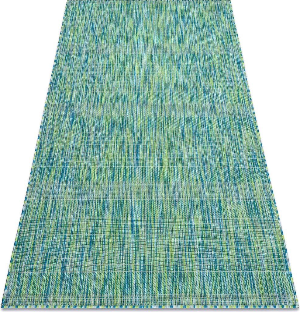 Modern FISY Teppich SISAL 20777 Streifen, melange blau Blau 160x220 cm