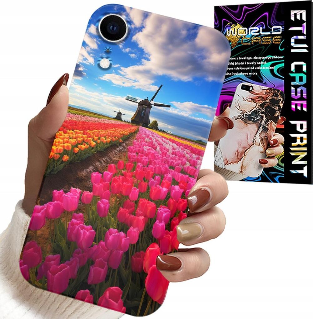 Hülle Für Iphone Xr - Feld Von Bunten Tulpen, Tulpe, Hülle