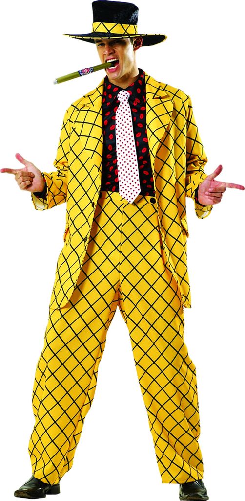 Pimp Daddy Zuhälter Kostüm gelb, Größe:L