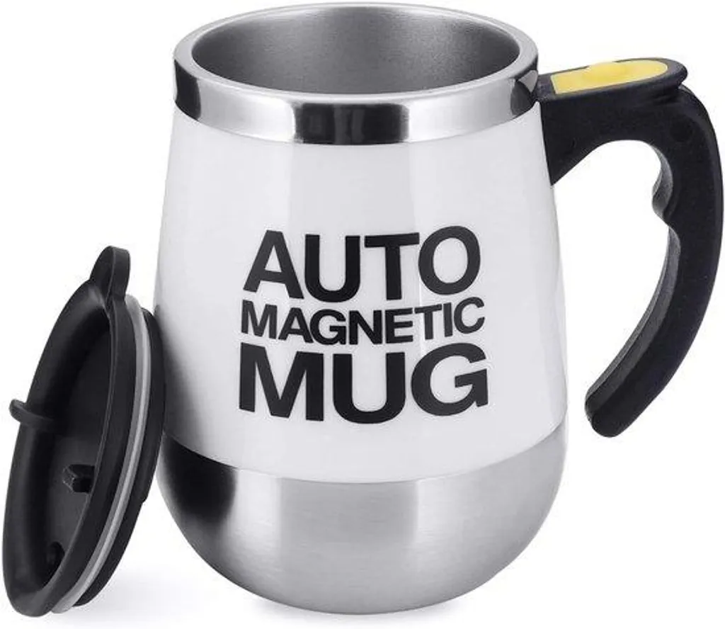 Broyeur de café électrique et mixeur magnétique 400 ml blanc multifonction
