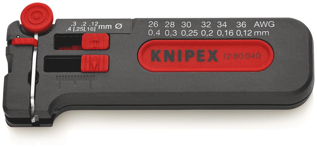 A close-up studio shot of a wire stripper tool.