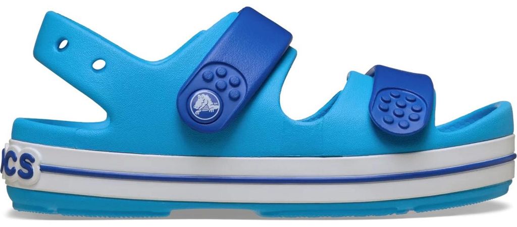 Crocs Crocband Cruiser Sandal K Kinder Sandalen Blau 32-33 EU Verstellbare Passform