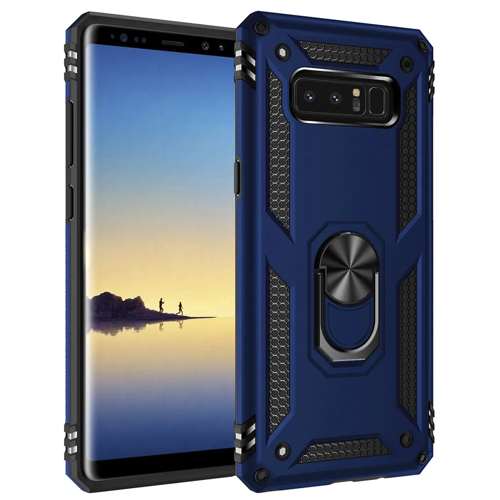 Custodia Samsung Note 8 Blu Economica e Robusta - Doppio Strato TPU