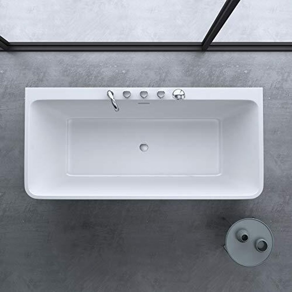 doporro Design-Badewanne Vicenza601 180x80x57cm komplett Produktbild 3