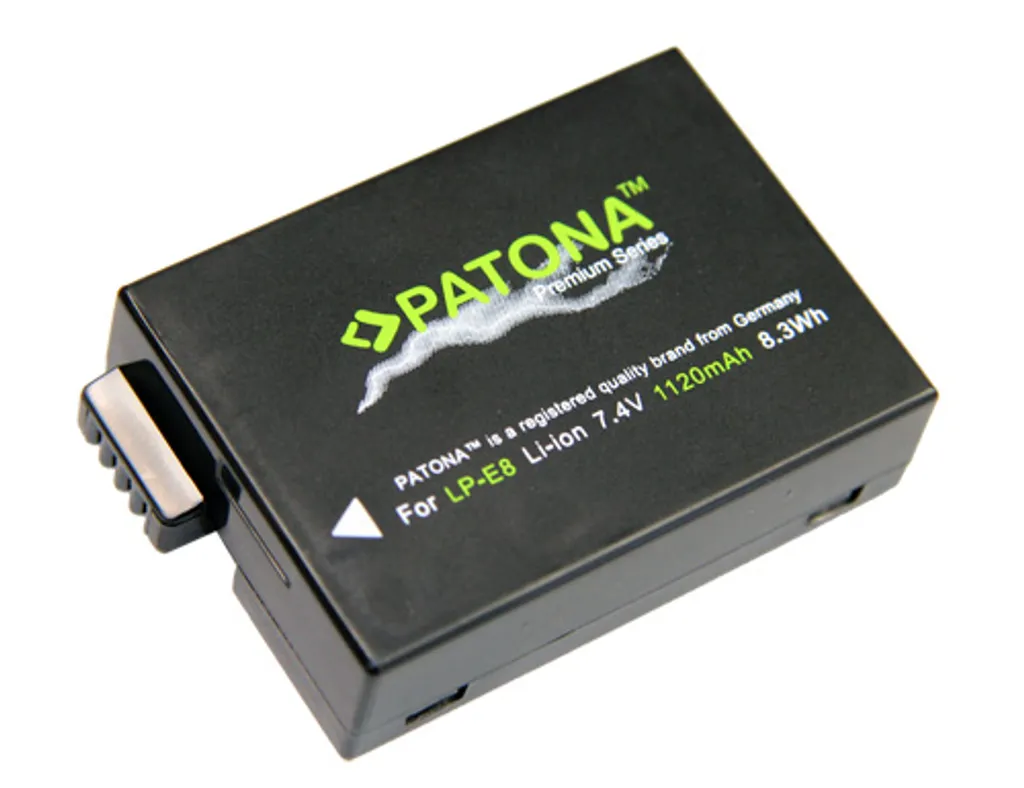 Batterie LP-E8 pour l'enregistrement vidéo prolongé et voyage photo