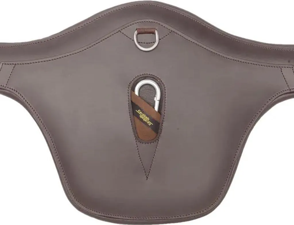 Sangle de transport cuir pour crampons de foot et rugby - Marron 120cm