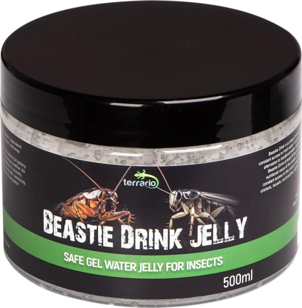 Terrario Beastie Drink Jelly 600g - sicheres Wasser in Gel für Insekten Terrario