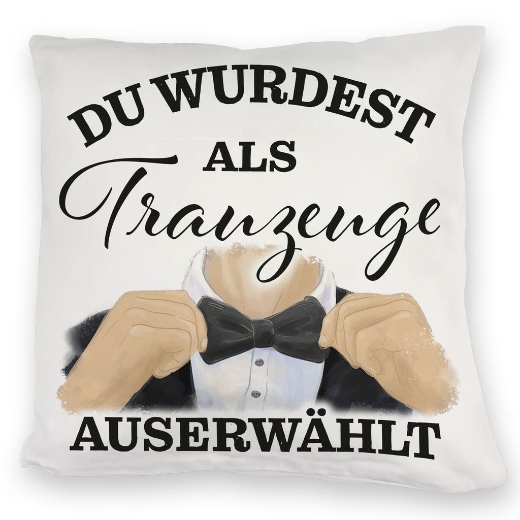Als Trauzeuge auserwählt Kuschelkissen