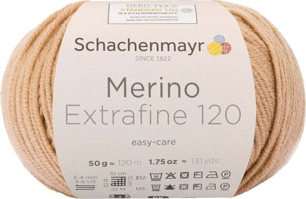 Schachenmayr Merino Extrafine 120 00105 Pletacia priadza Obrázok produktu 
