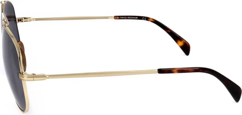 Lunettes de soleil pour hommes en or Aviateur Modèle Classique Or 24k - 8