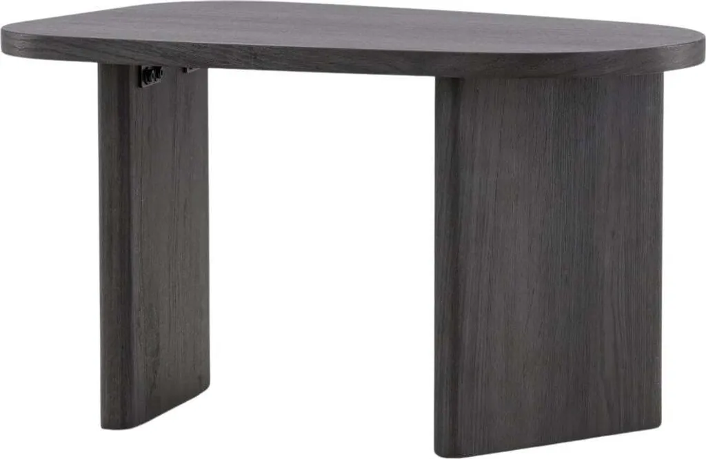 Petite Table Basse Noire Gronvik 45cm - Mobilier de salon polyvalent