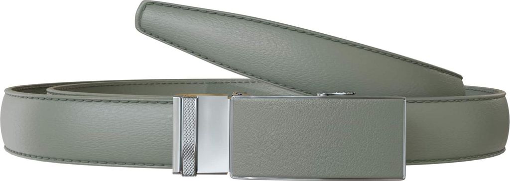 Damen Gürtel XXL mit Automatikverschluss, Seilbeilgrün 130 cm