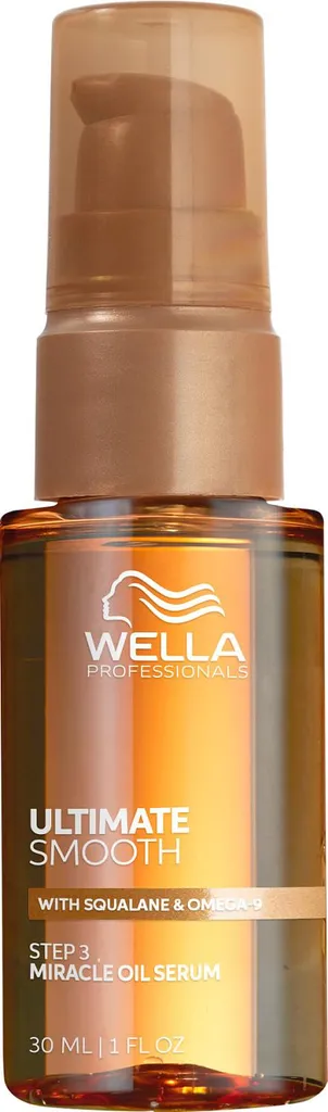 Siero Wella Ultimate Smooth Miracle Oil 30ml | Controllo Crespo Totale