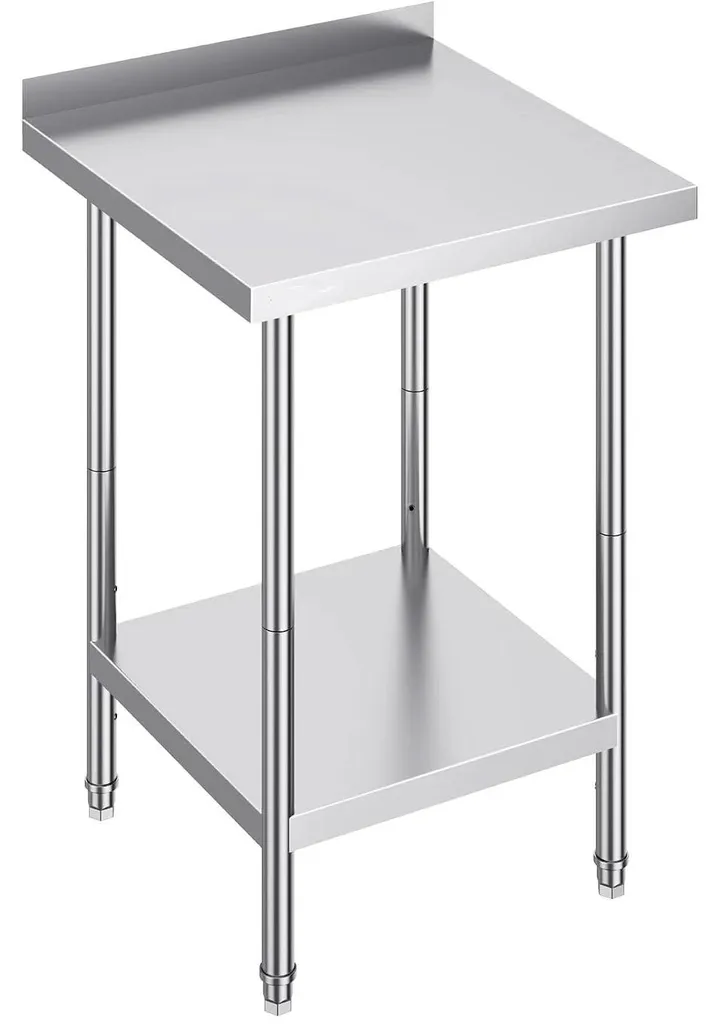 Table de cuisine pour restauration et hôtellerie 61x61x90 cm vert mat