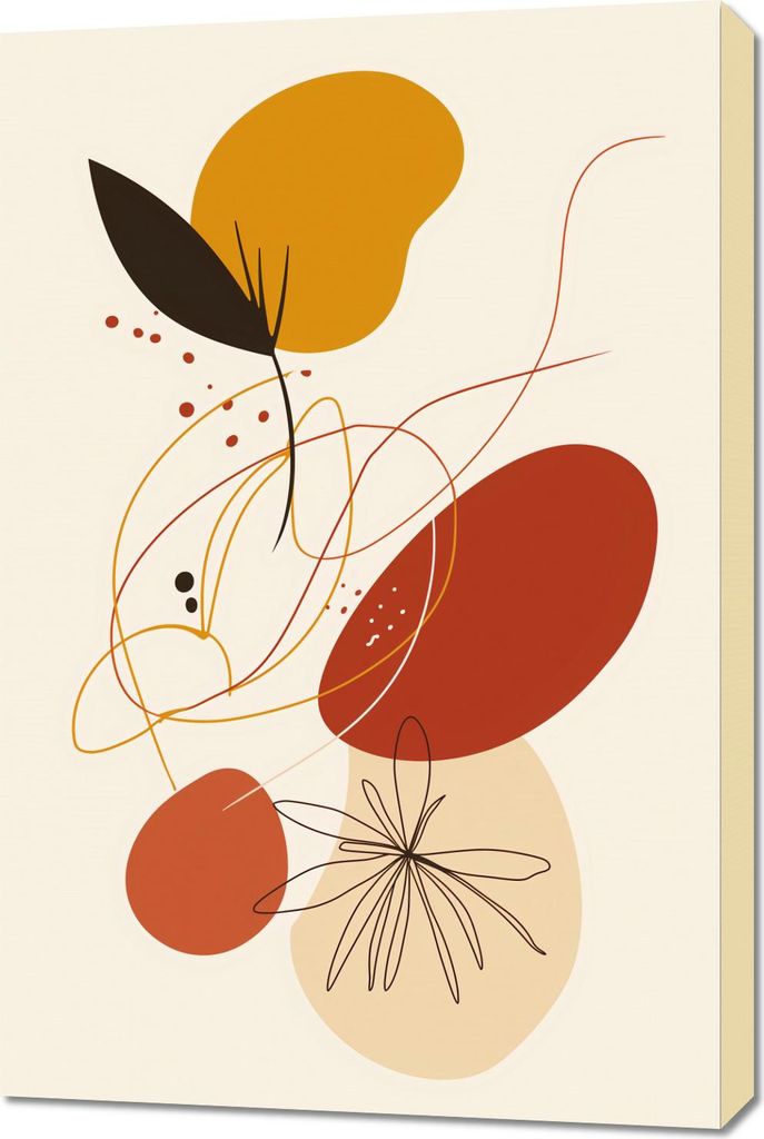 Bild 60x90cm Melodie der Farbigen Herbstes
