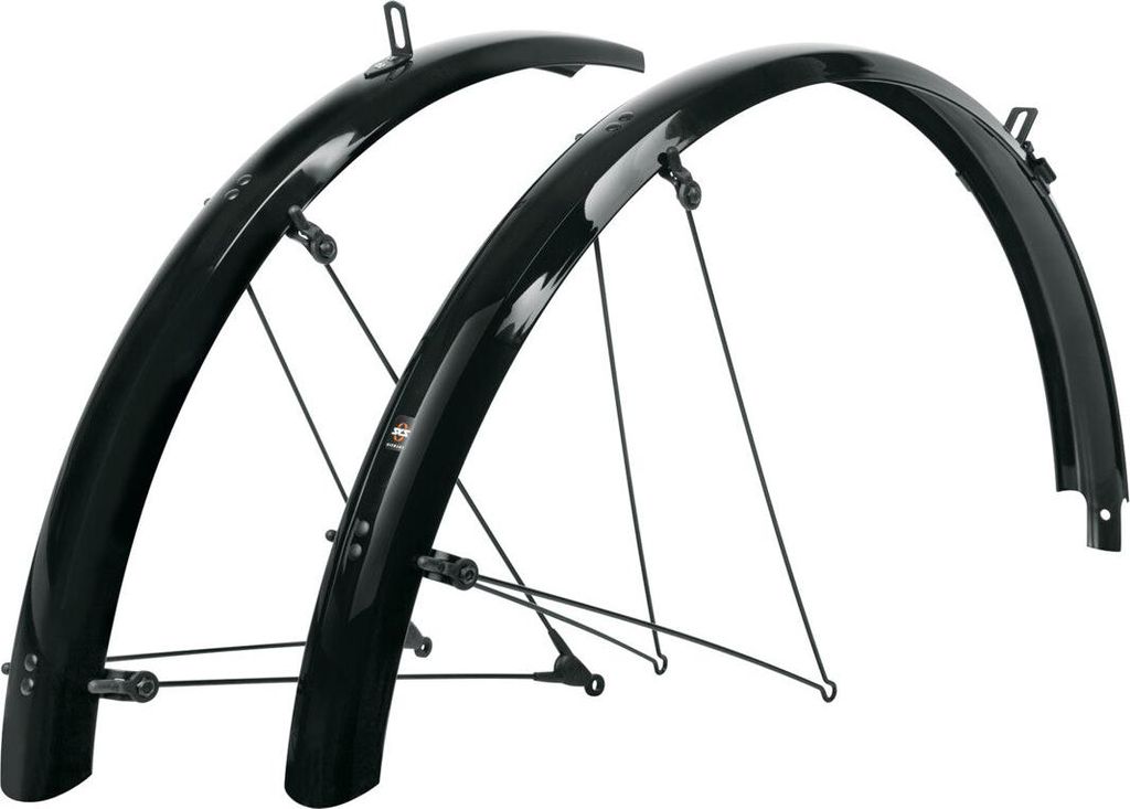 SKS Bluemels Basic spatbordset, breedte 60 mm, zwart (26), Productafbeelding 