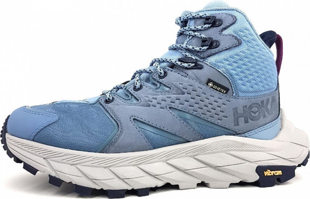 Hoka W Anacapa MID GTX Damen Wanderschuh in Blau, Größe 5