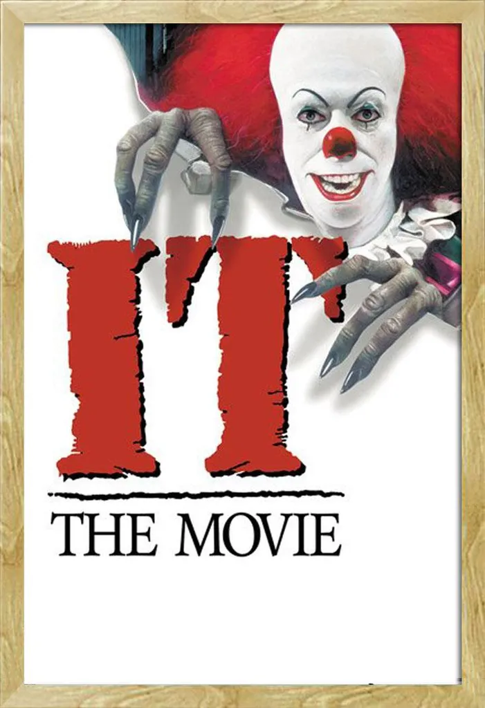 Poster IT 1990 Stephen King 61x91,5 con Cornice Faggio Shinsuke