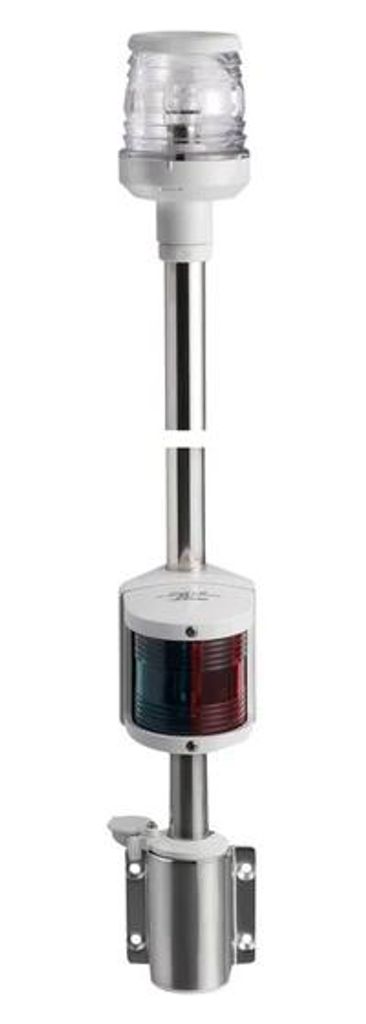 Kombinierter Lichtstab Classic 100 cm AISI 316 Osculati Produktbild 