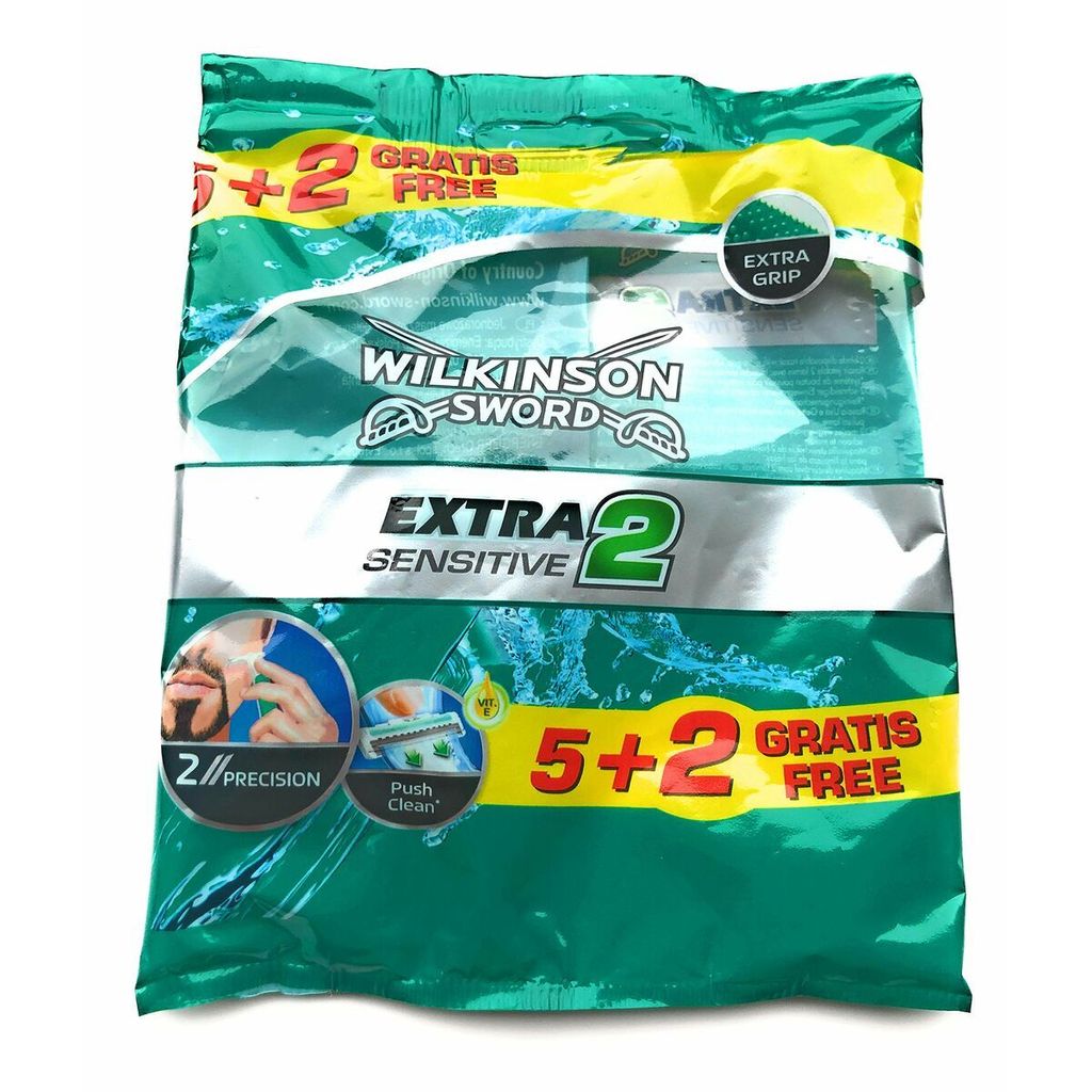 Wilkinson Extra2 Sensitive Disposable Razor 5+2 U 1 Pcs Produktbild 