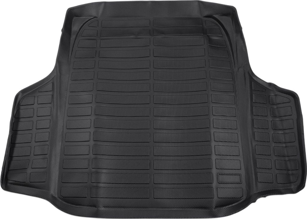 1 Stk. Laderaumauskleidung Kofferraummatte für Honda Accord 2013-2017 Kofferraum Gepäckraumwanne Matte Schwarz TPE Langgittermuster