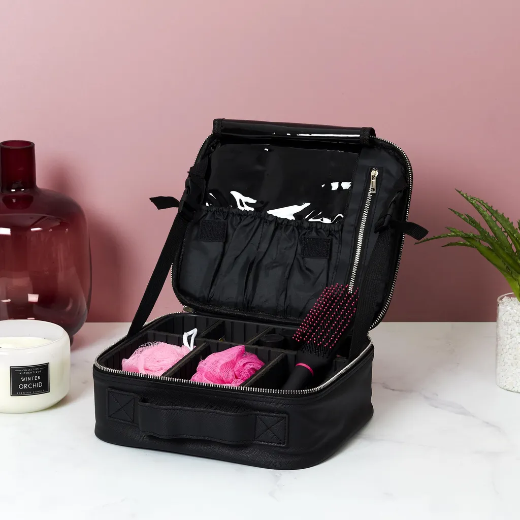 Trousse de Toilette Vanity Modulable de Grande Capacité pour Voyageur