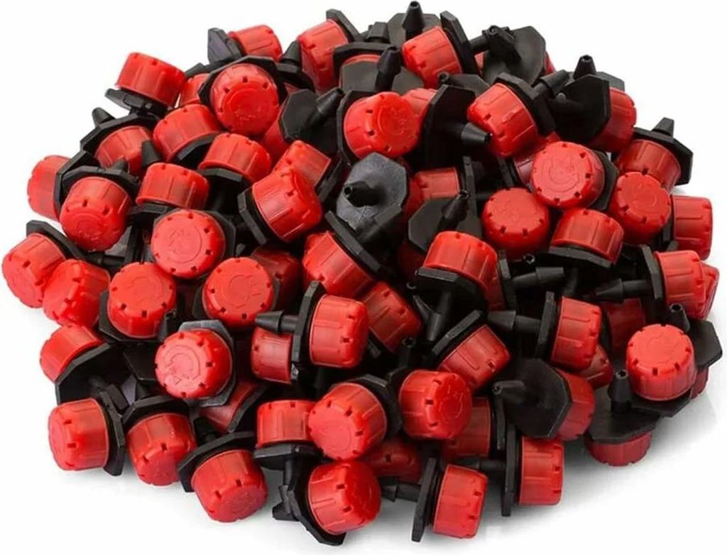 200 Stück einstellbare Bewässerungstropfer, automatisches Bewässerungssystem, Mikro-Tropfbewässerungstropfer für DIY-Gartenpflanzen