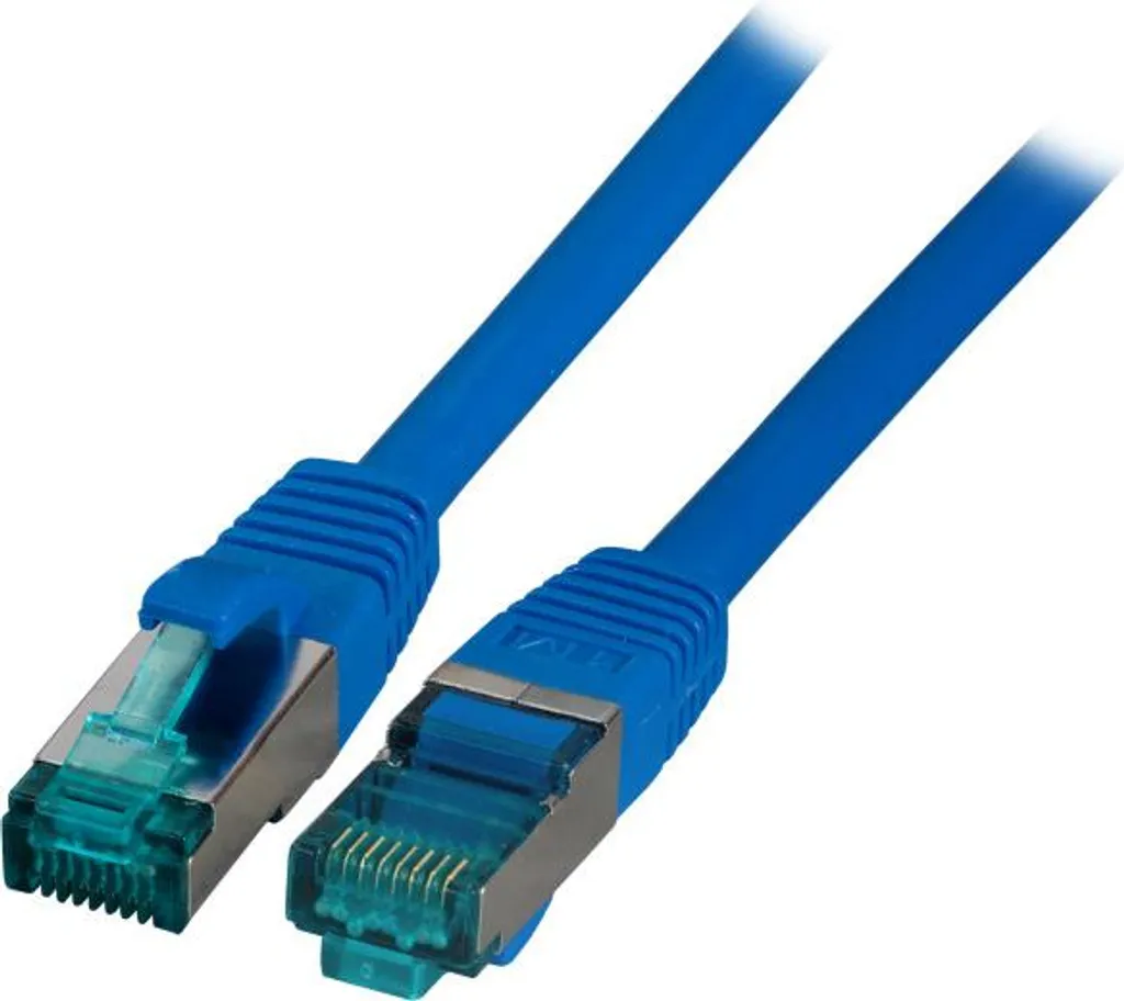Cavo di Rete Professionale EFB Cat.6A S/FTP 2m Blu | Estetica e Potenza