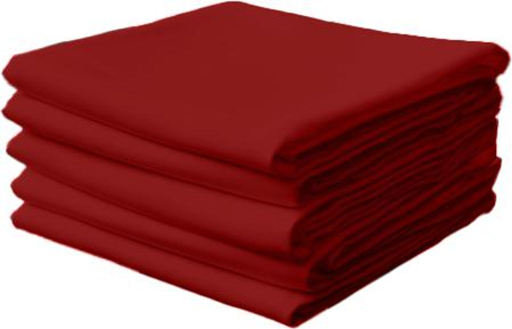 Stoffservietten Rot 40x40 cm – zeitlose Tischservietten, Produktbild 