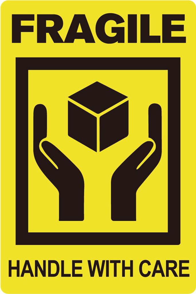 rillprint Hinweisetiketten "FRAGILE / HANDLE WITH CARE" 200 Produktbild 