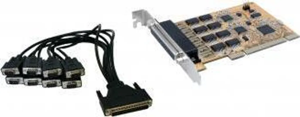 Carte d'extension PCI vers 8 ports RS-232 EXSYS pour serveur informatique